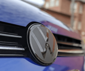 Coppia Coperture ACC - Stemma Logo Emblema Nero - Volkswagen VW - Golf 7 7.5 8 Polo 6 Tiguan 2.5 3 T-Roc T-Cross